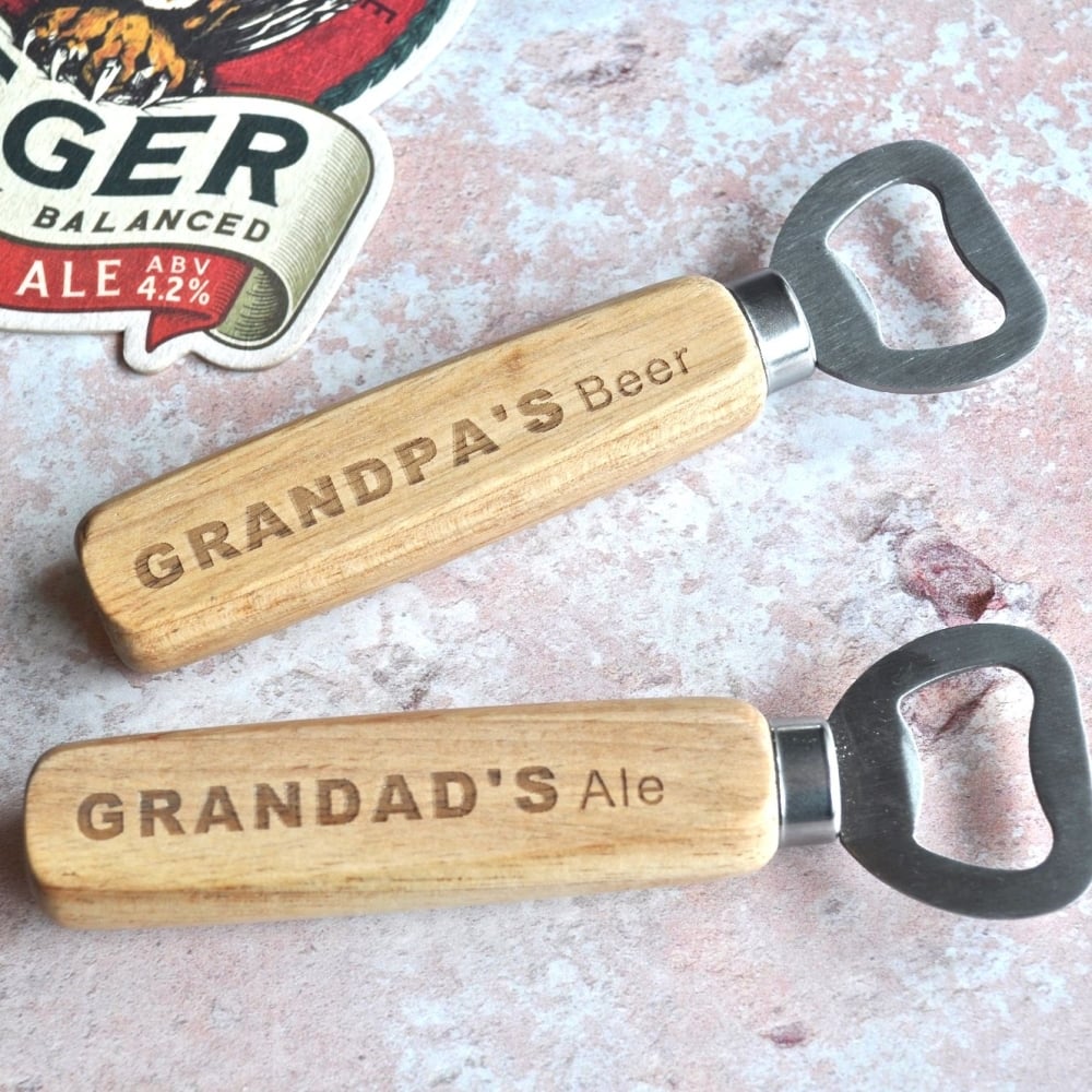 Personalised Grandpa's Beer Bottle Opener