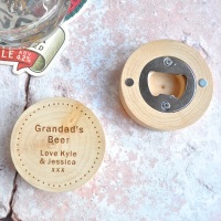 Personalised Magnetic Grandad's Bottle Opener