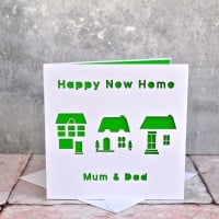 Personalised Laser Cut New Home Card