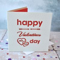 Personalised Laser Cut Valentines Card