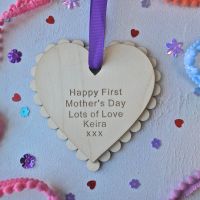 Personalised First Mother's Day Heart