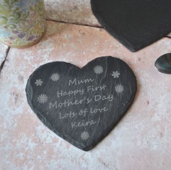 Personalised Slate Mother's Day Coaster