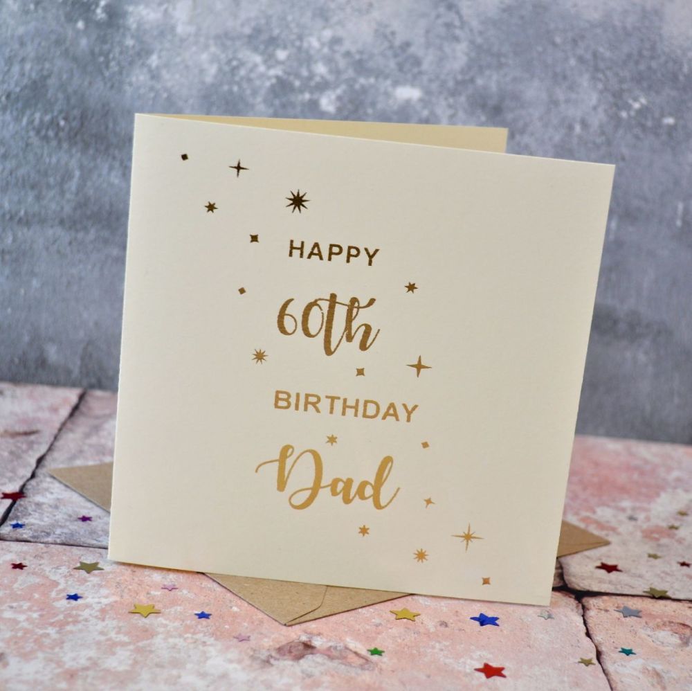 Personalised Foiled Birthday Card