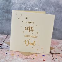 Personalised Gold Foiled Birthday Card