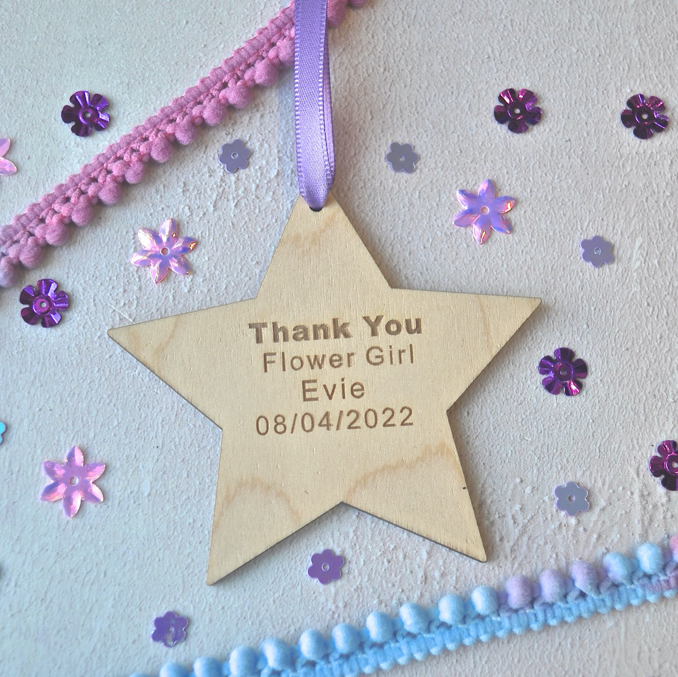 Star Thank You Decoration