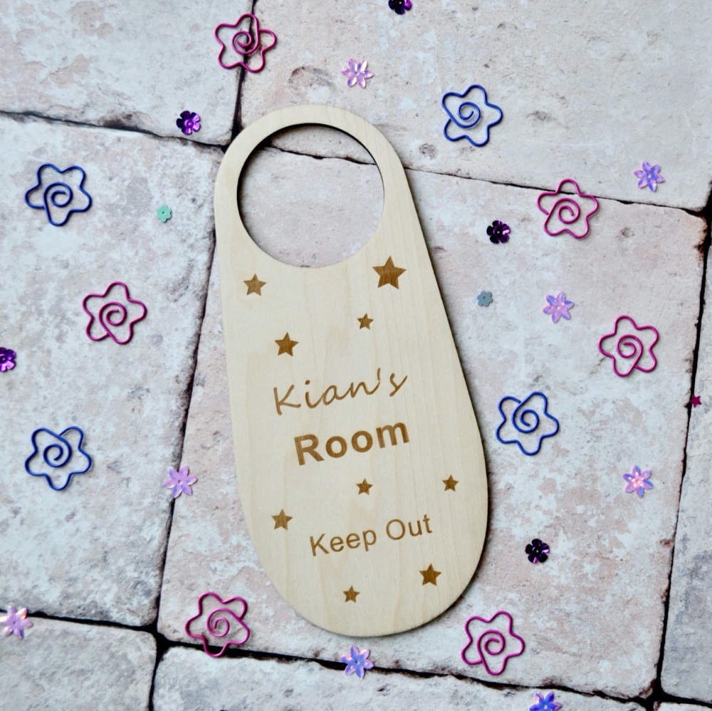 Personalised Wooden Door Hanger