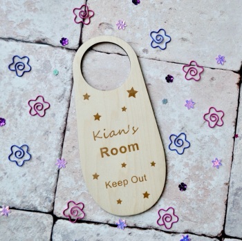 Personalised Wooden Door Hanger