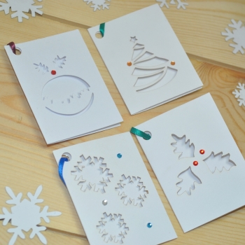 Laser Cut Christmas Gift Tags Pack Of Eight