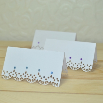 Lace Laser Cut Wedding Place Card