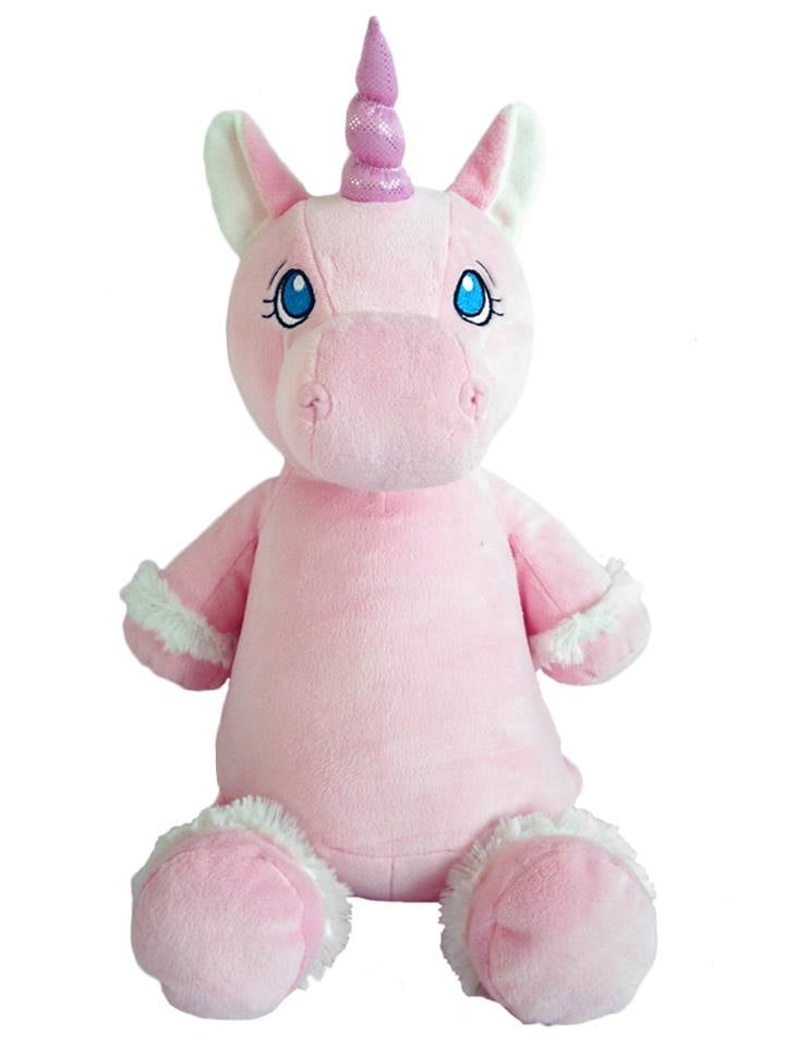 Personalised pink unicorn cubbie