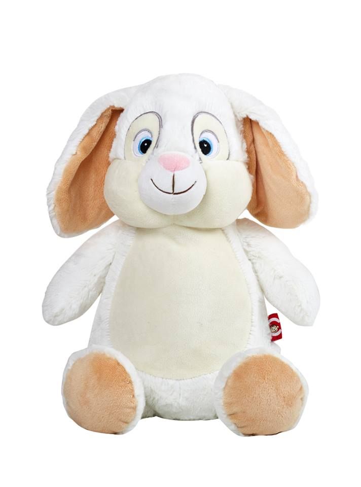 Personalised white bunny cubbie