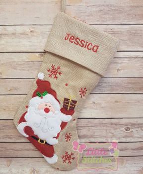 Personalised deluxe santa stocking