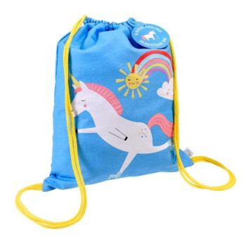 Personalised unicorn drawstring bag