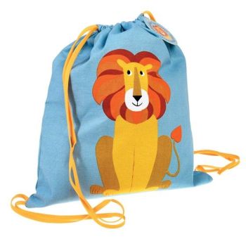 Personalised Lion drawstring bag
