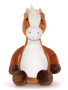 Personalised horse  cubbie teddy