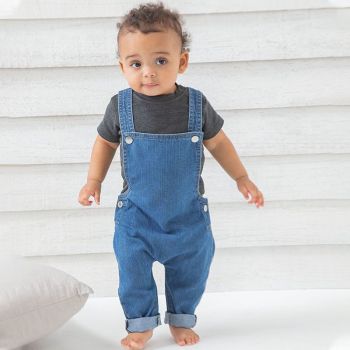 Personalised denim dungarees 