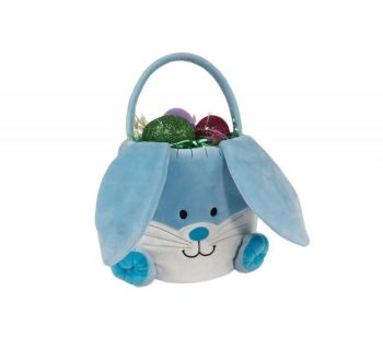 Personalised blue easter bag with feet