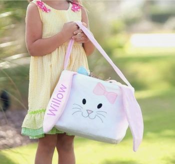 Personalised pink  easter bag