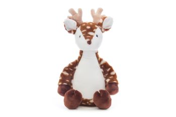 Personalised deer cubbie teddy