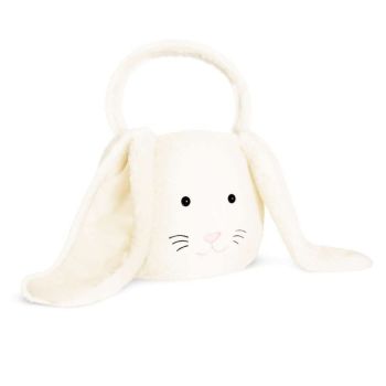 Personalised cream  bunny easter  basket