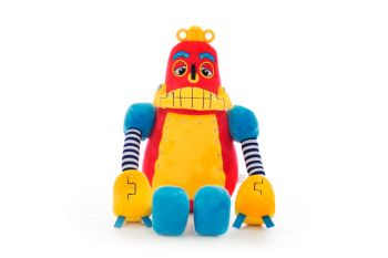 Personalised robot cubbie teddy
