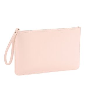 Personalised accessory pouch soft pink
