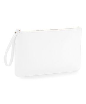 Personalised accessory pouch white