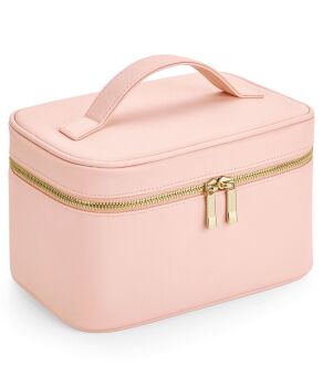 Personalised vanity case soft pink