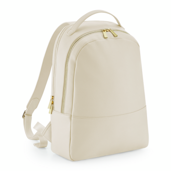 Personalised embroidered backpack boutique range cream