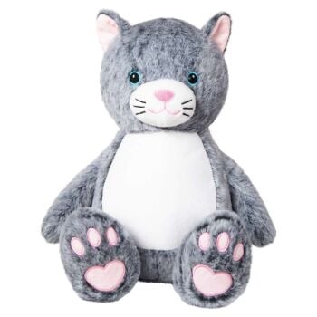 Personalised Cat teddy tummi bear