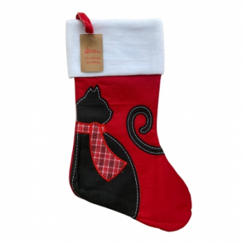 Personalised Cat christmas stocking
