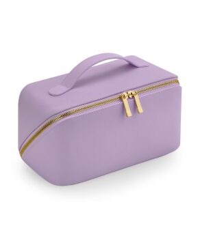 Personalised lilac flat lay accessory makeup  case