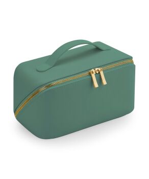 Personalised sage green flat lay accessory makeup  case