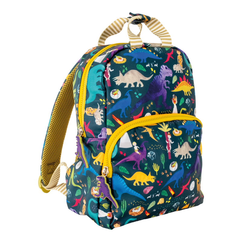 Personalised backpack dinosaur design