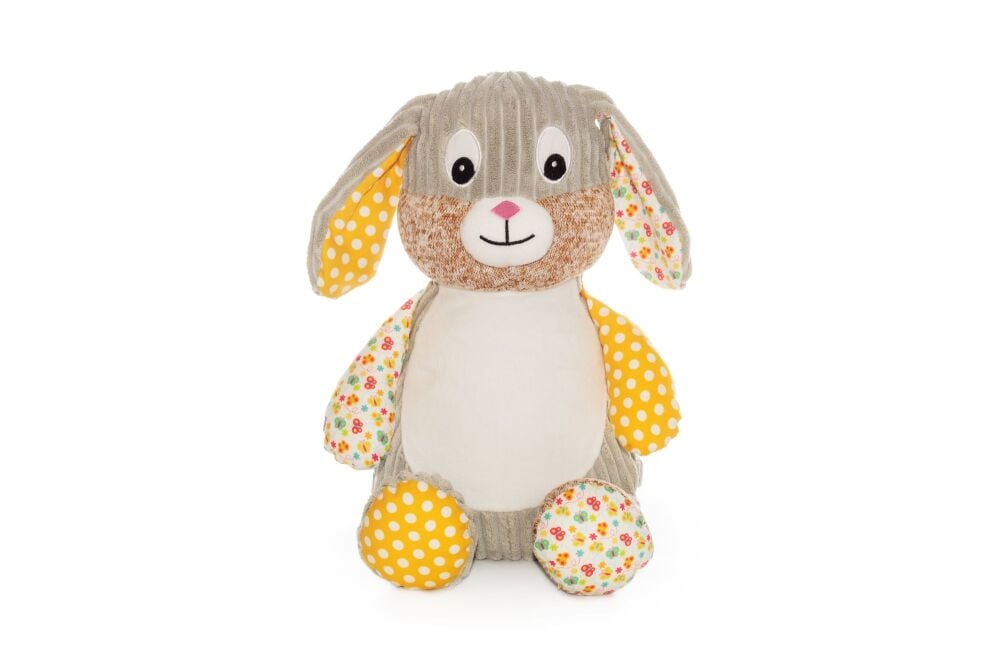 Personalised yellow bunny cubbie