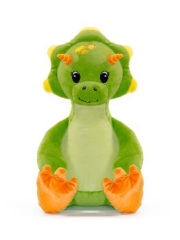 Personalised green dinosaur cubbie