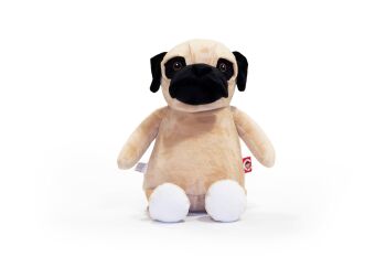 Personalised pug cubbie teddy