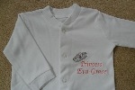 Personalised Princess babygrow