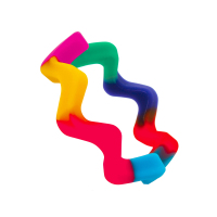 Wave Bangle - Rainbow