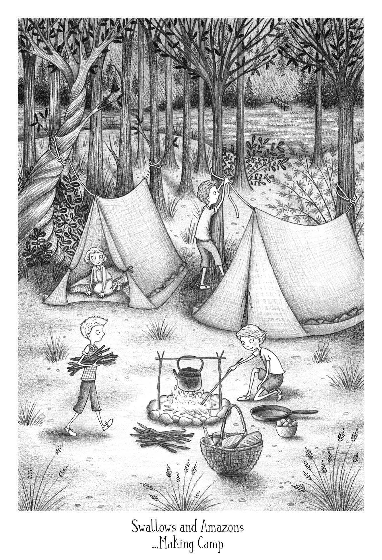Swallows and Amazons Illustration