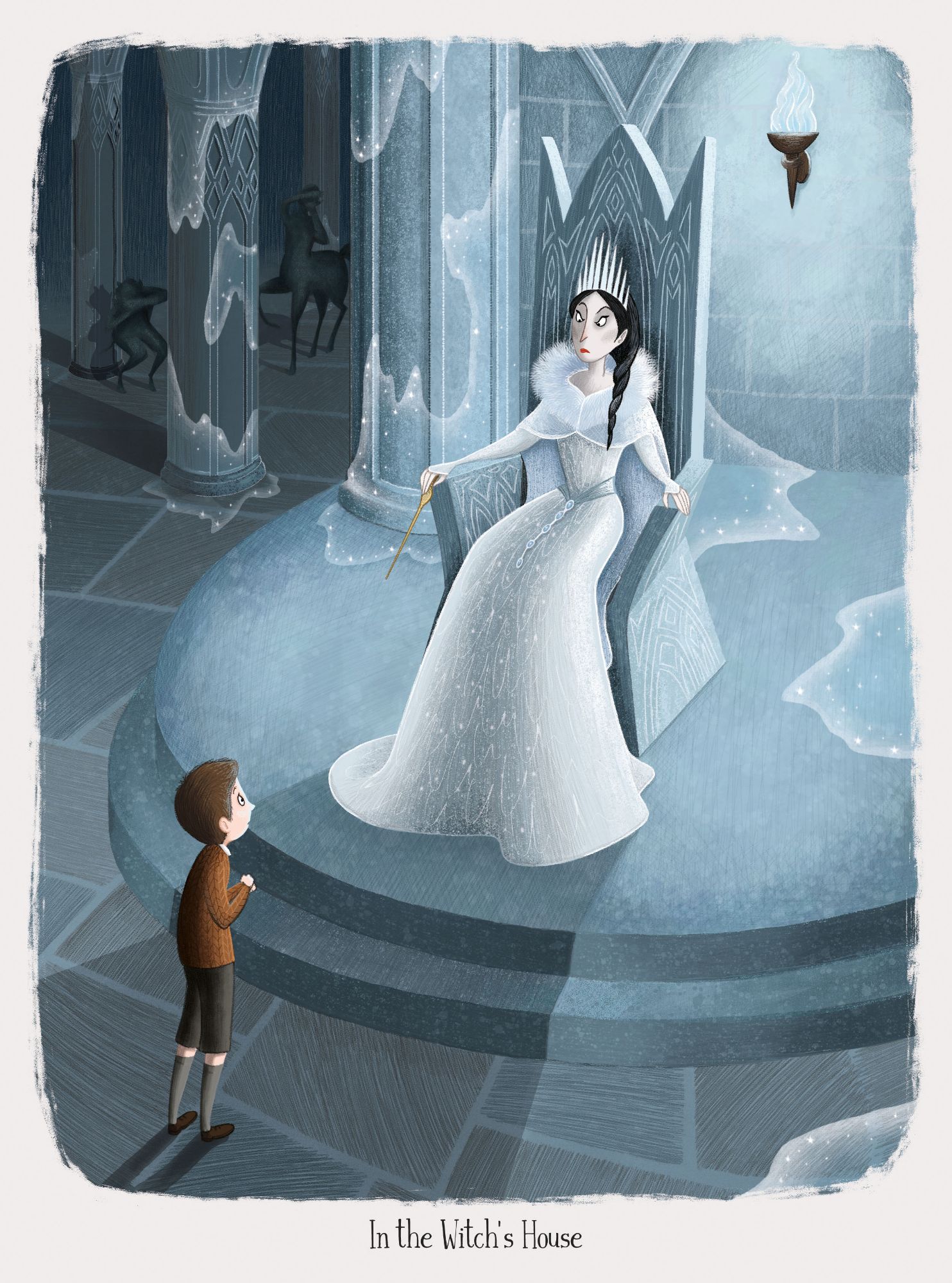 White Witch Narnia Illustration