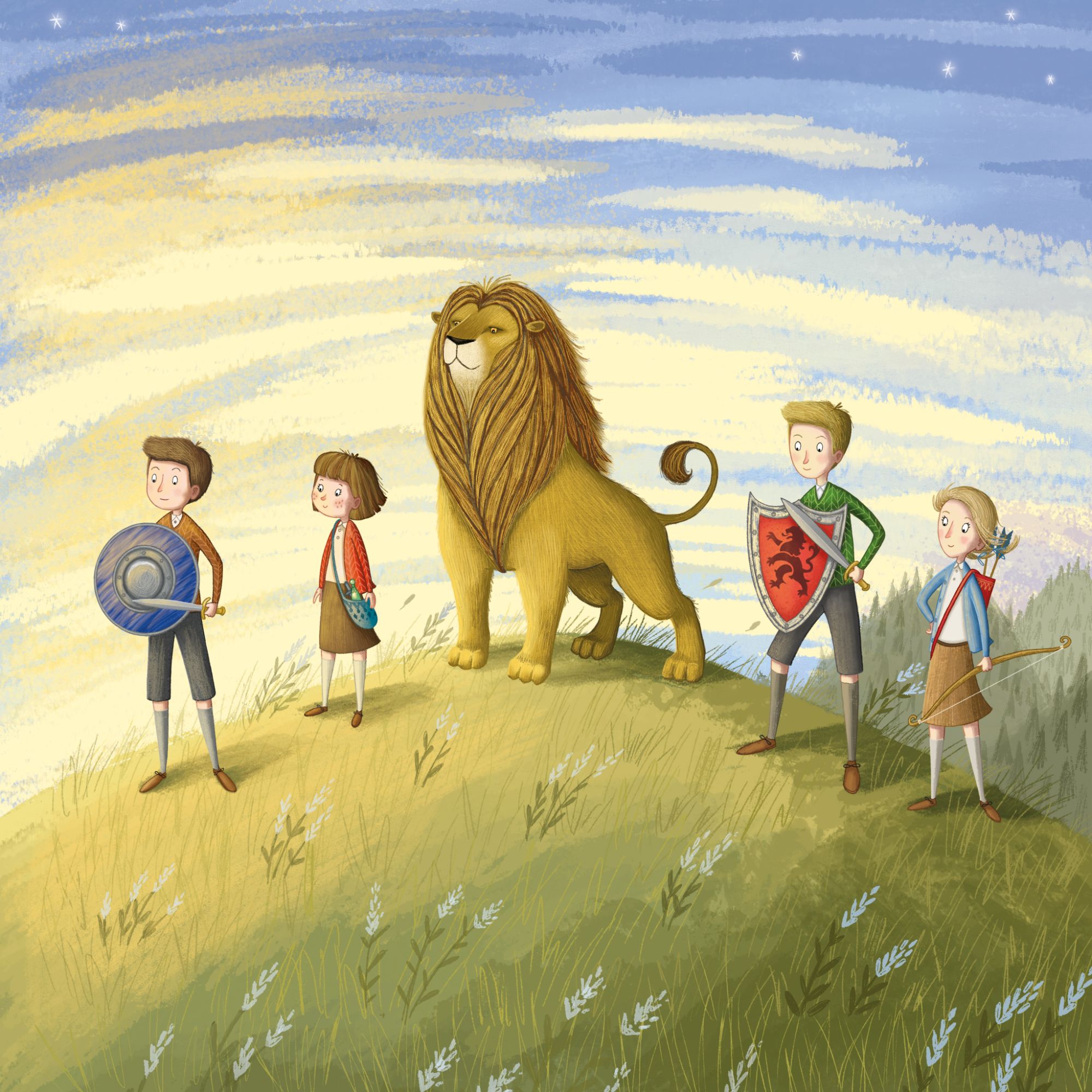 Aslan Narnia Illustration