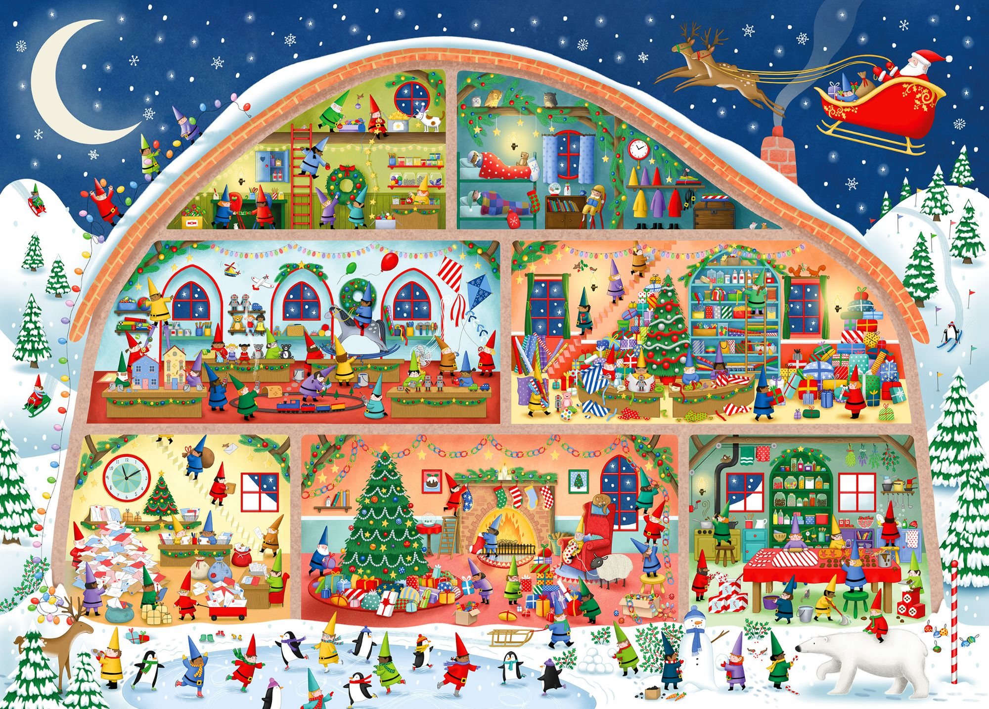 Santa's Workshop Puzzle