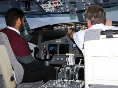 instruction on airavana flight simulator