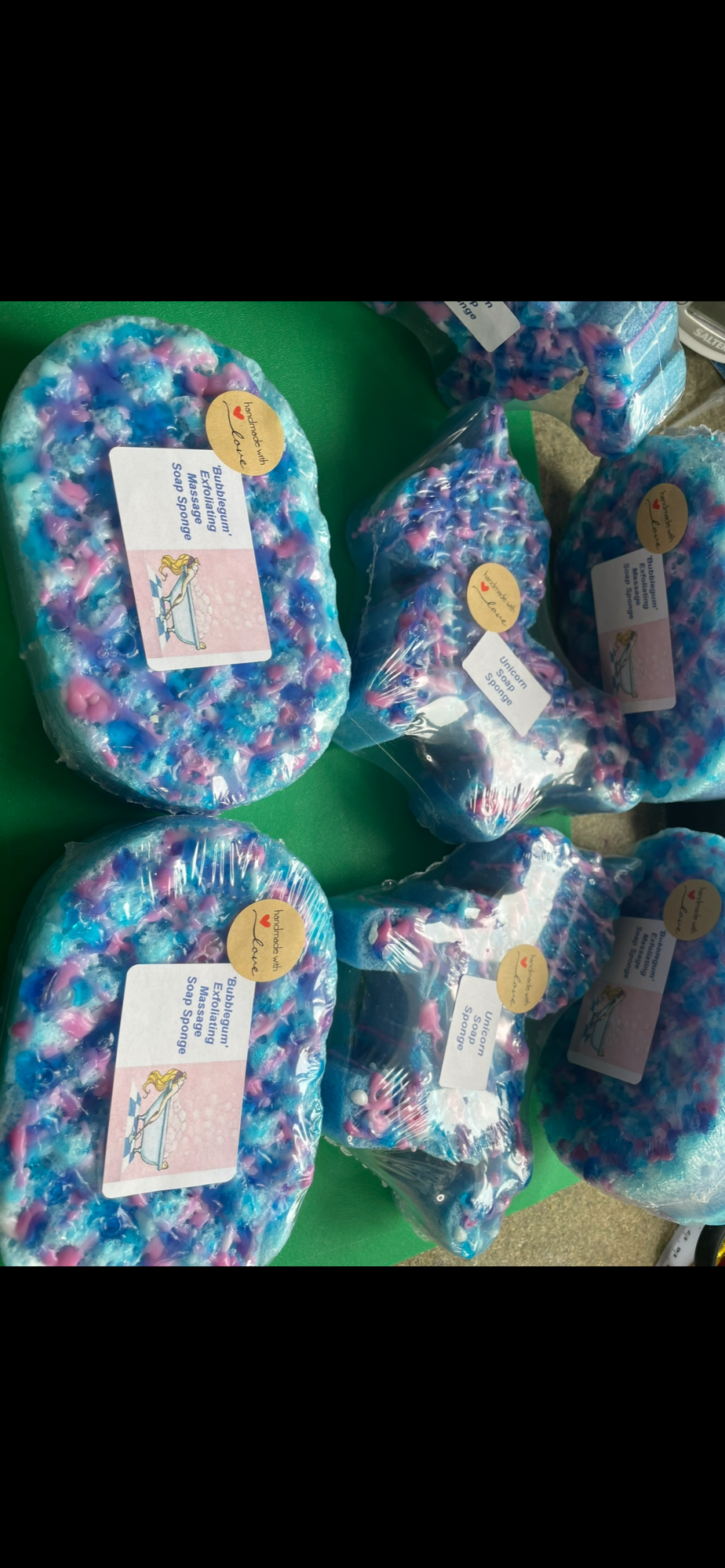 Bubblegum Exfoliating Massage Soap Sponge