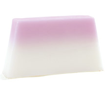 Coconut Ice Soap Slice