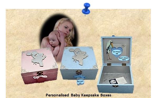 Personalised Teddy Baby Keepsake Boxes sistersofthemoon.org.uk