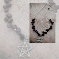  Pentagram & Garnet Necklace