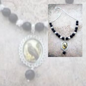  Raven and Black Onyx Necklace
