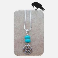 Pentagram & Turquoise Pendant
